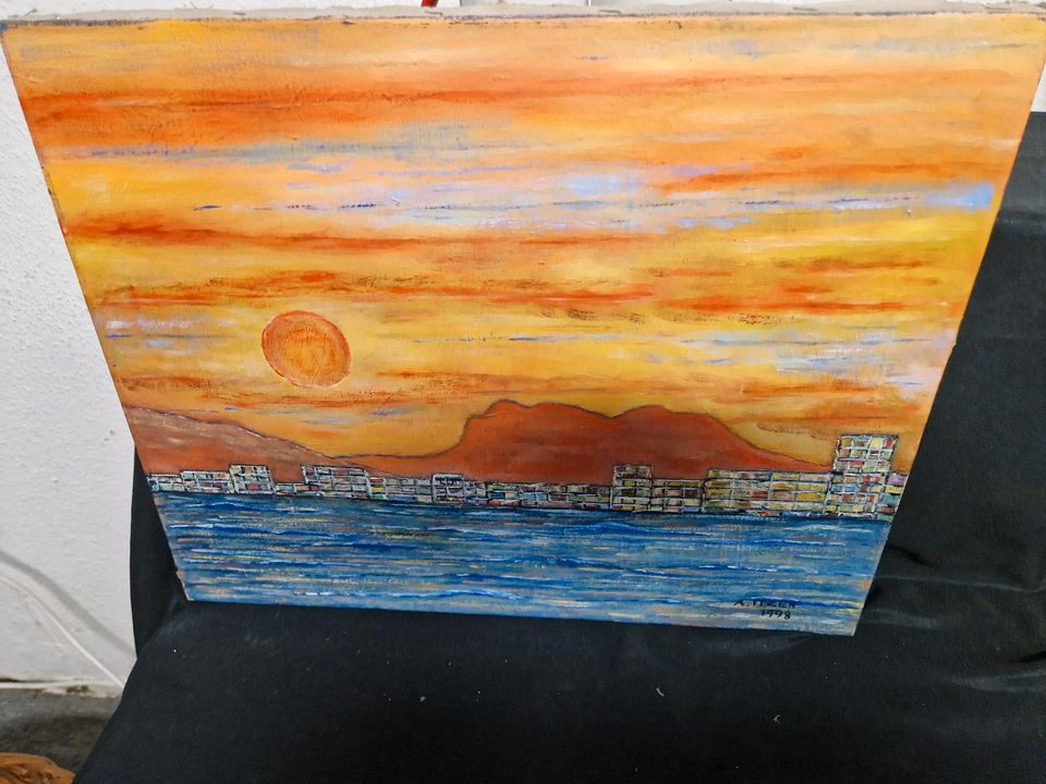 Bild , A. Itzen, Sonnenuntergang