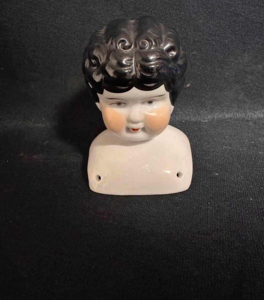 Verkaufe ein Porzellan Kopf Biedermeier 11 cm hoch