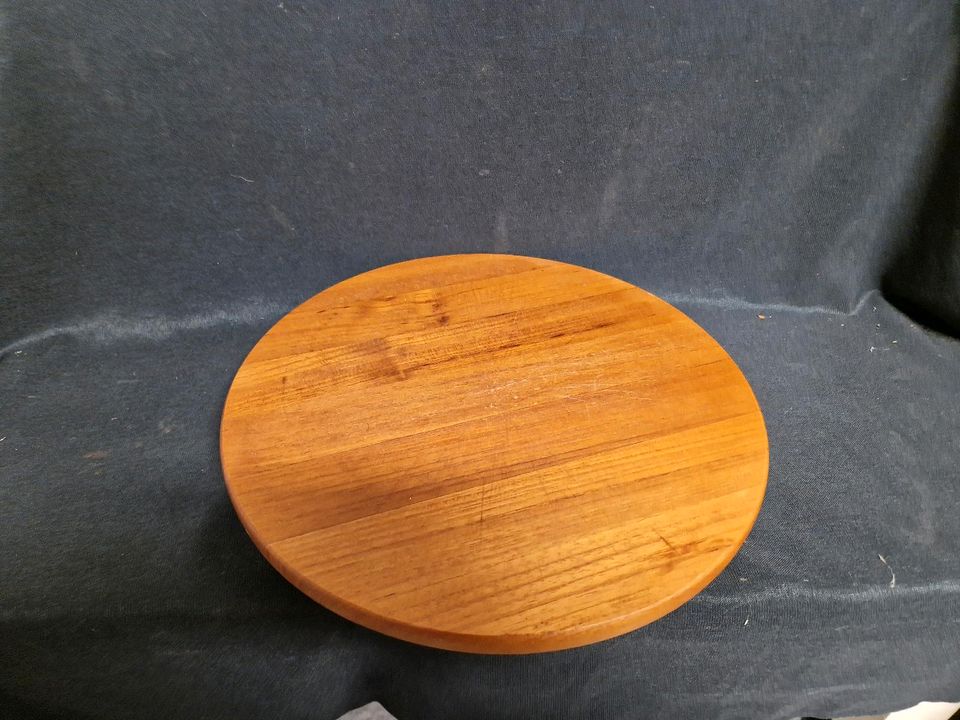 Aufschnittplatte ,Holz , Drehplatte