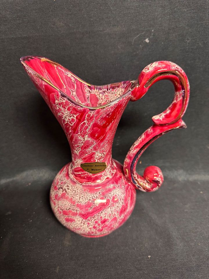 Lausitzer Vase Krug Kelch Pink