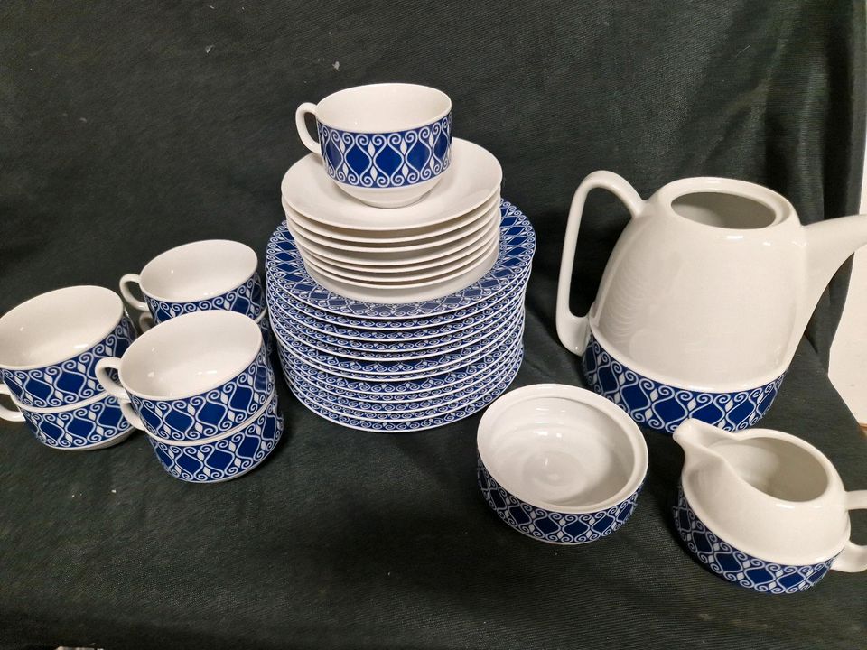 Schirnding, Teetassen Retro Blau