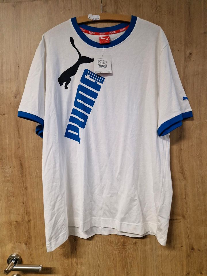 Puma, Herren Shirt, Weiß , XL