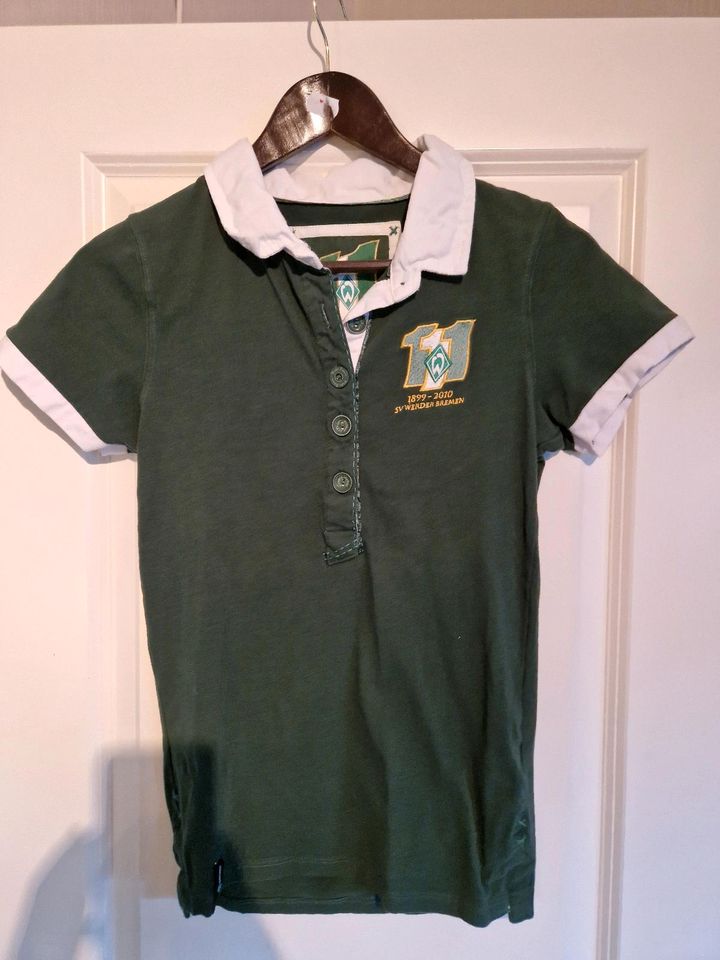 Werder Bremen T-Shirt Gr 38 grün, Jubiläums Shirt