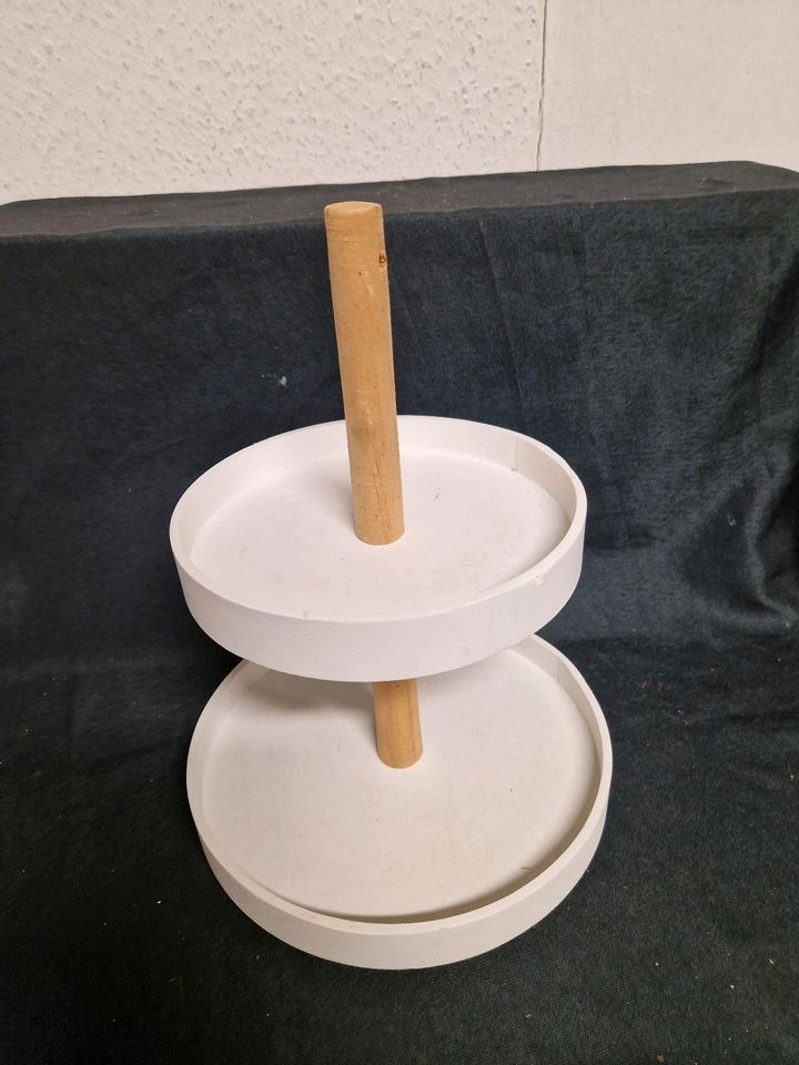 Etagere, weiß , Holz