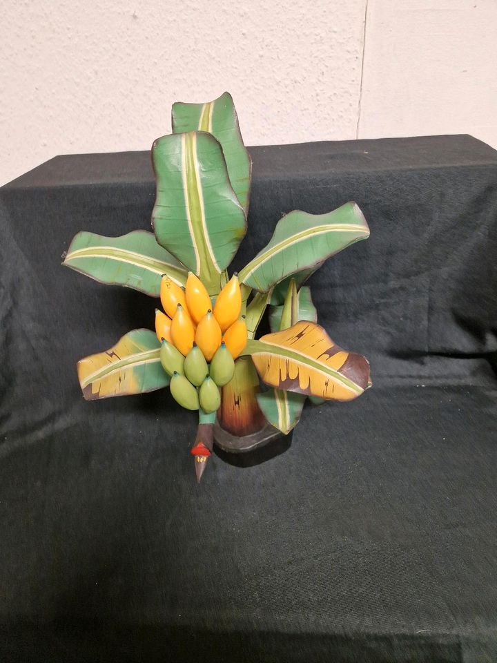 Bananenbaum, Holz Deko
