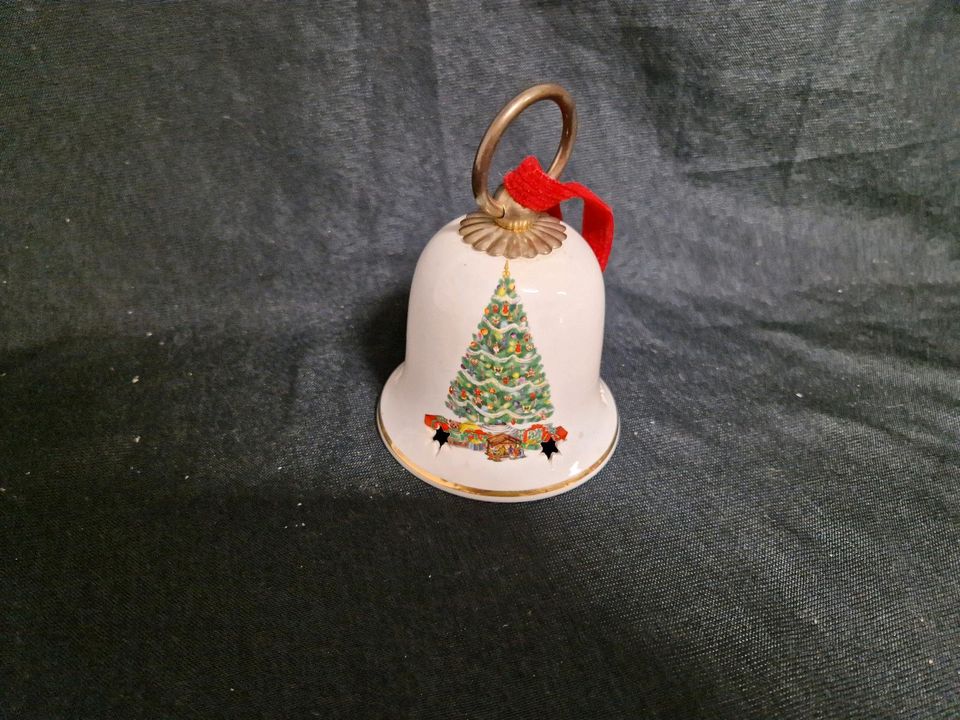 Weihnachtsglocke 1990 13 cm hoch