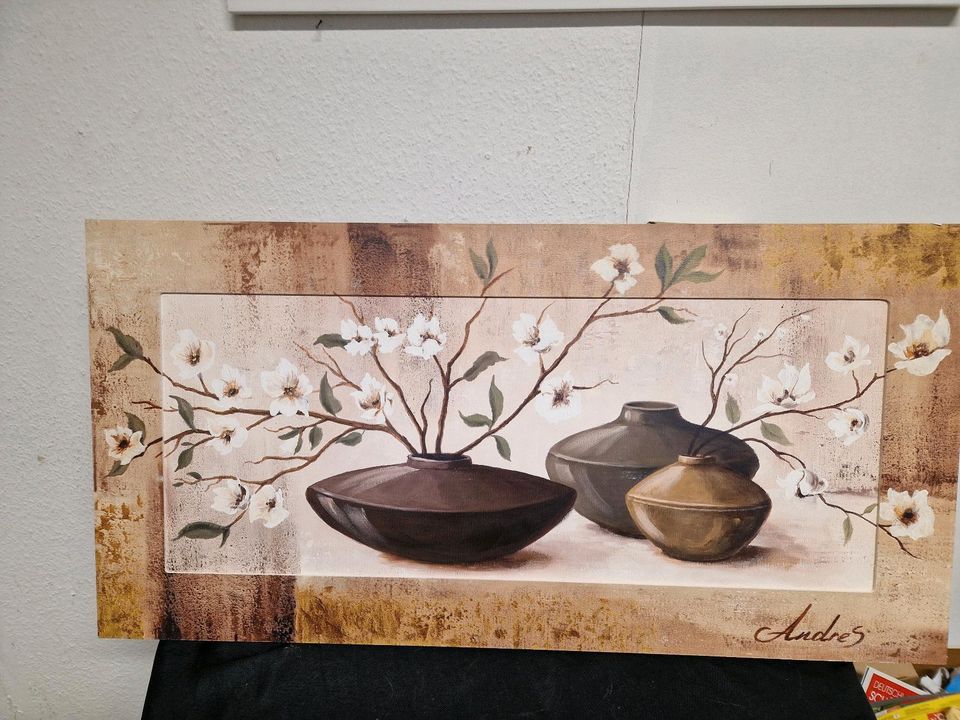 Bild Andres, Gold framed Cherry Blossoms