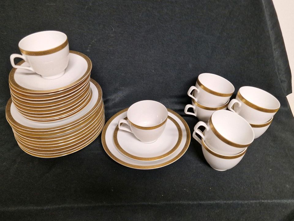 Johann Seltmann Vohenstrauß Goldrand Kaffeetassen