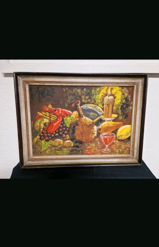 Bild Ölgemälde, Abendmahl 55x 41 cm