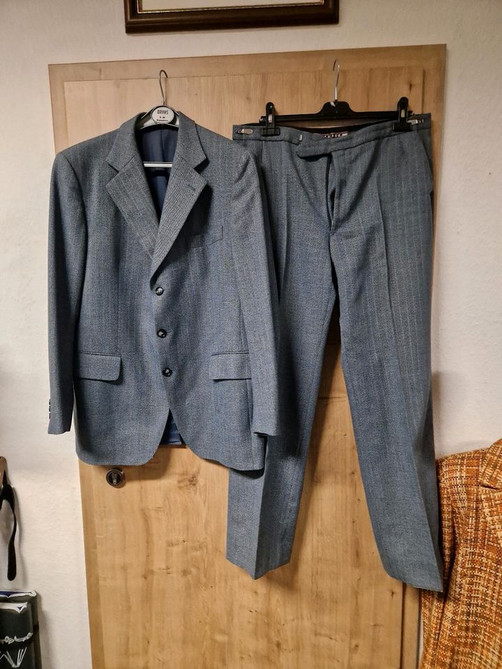Bruns , Sakko, Grau, Anzug, Herren Gr 54