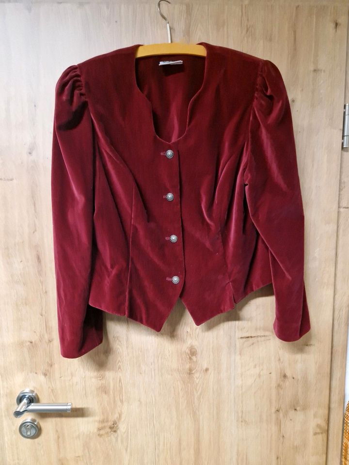 Meine Landhaus Look , Gr 44 , weinrot, Jacket