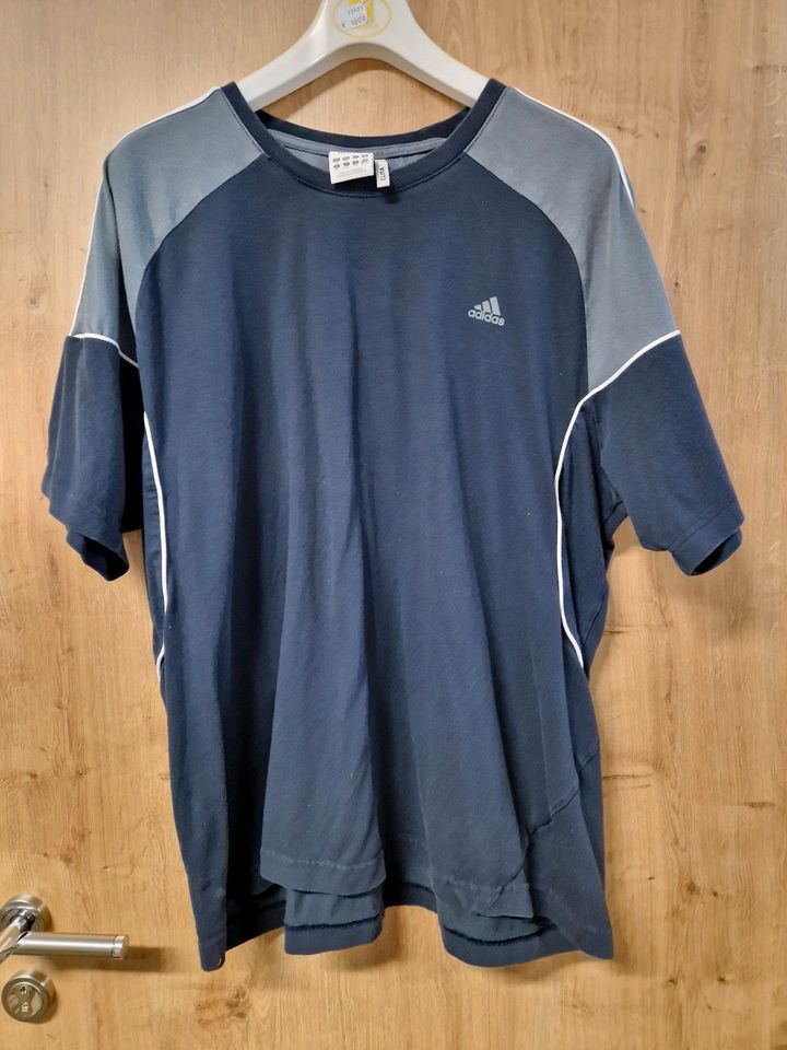 Adidas T Shirt, Blau , Grau , 2Xl