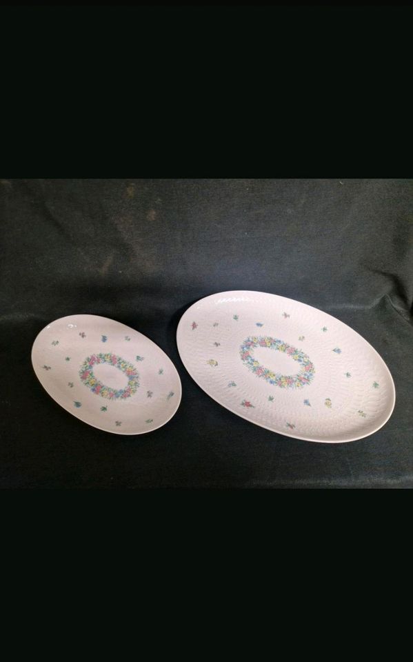 Rosenthal Romance Garland Blume Fleischplatte