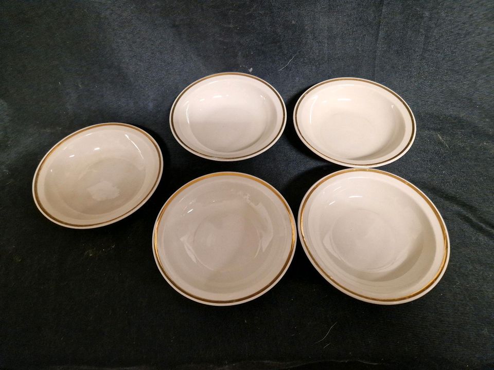 Arzberg Schumann Dessertschalen Goldrand