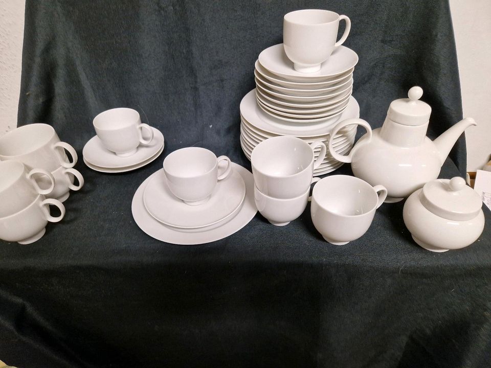 Heinrich Selb, H & G , Kaffeetassen, weiß