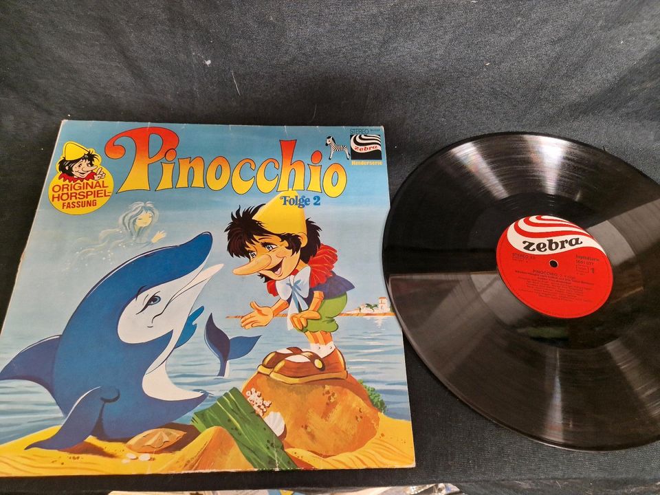 Zebra, Pinocchio,  Schallplatte,