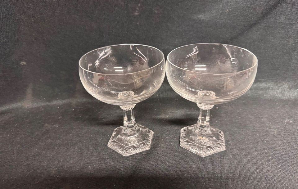 2x Sektkelche Champagner Gläser Rosenthal Classic Rose