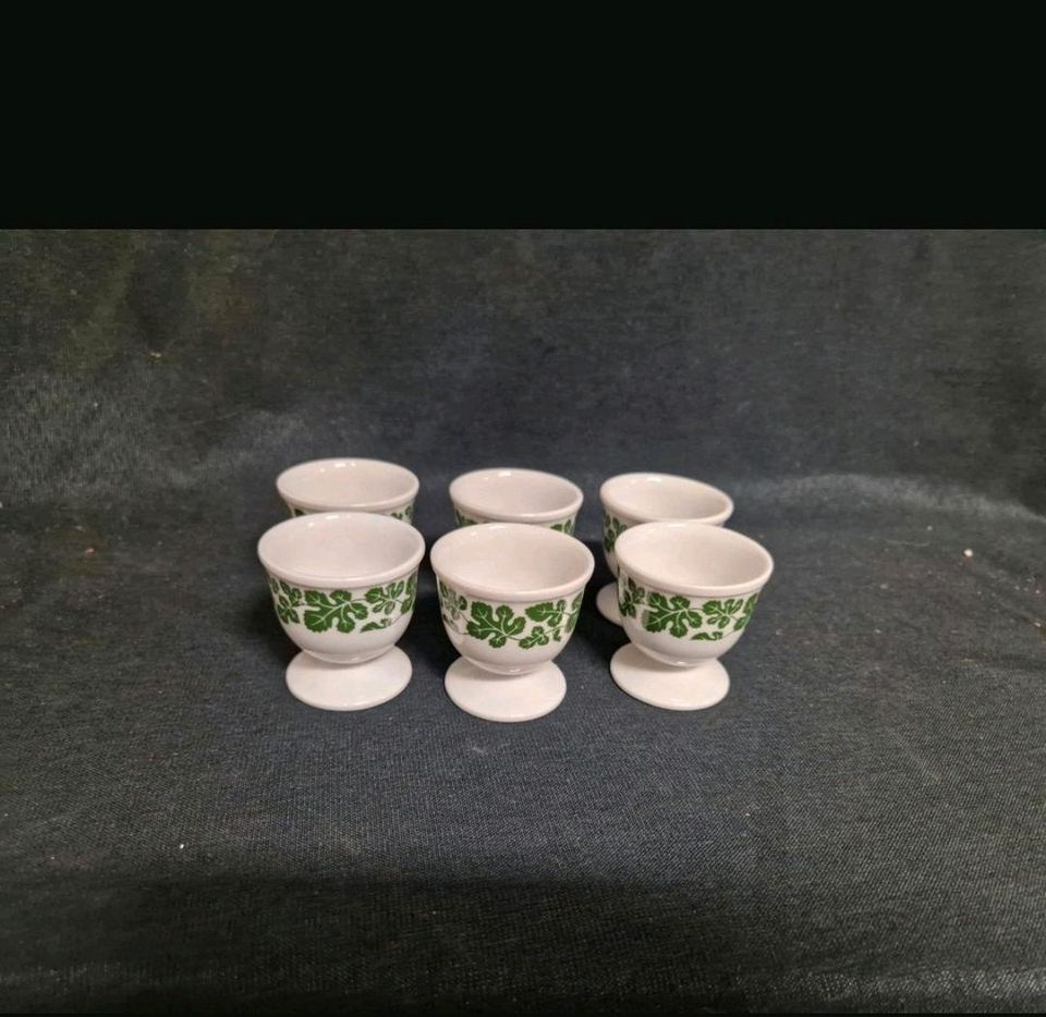 6x Eierbecher Fürstenberg Rebe 5 cm