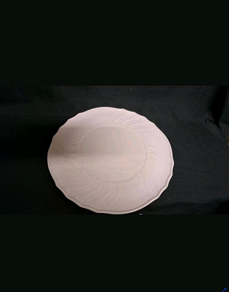 Hutschenreuther Tortenplatte weiß Dresden 32,5 cm