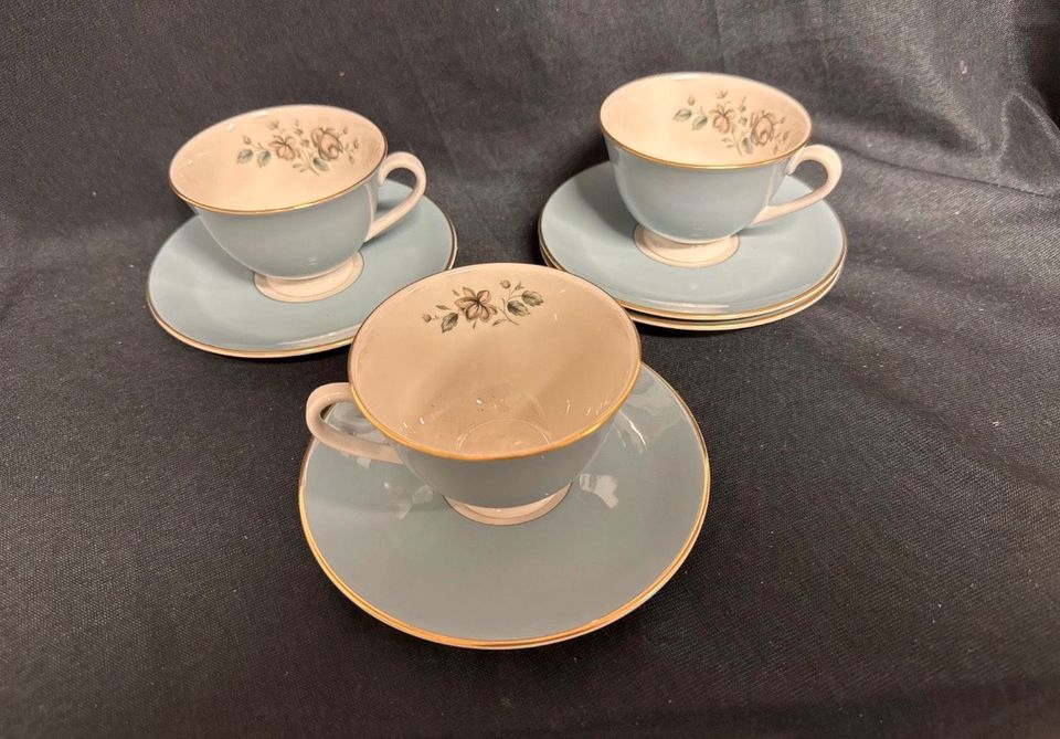 3x Kaffeetassen Rosé Elegans