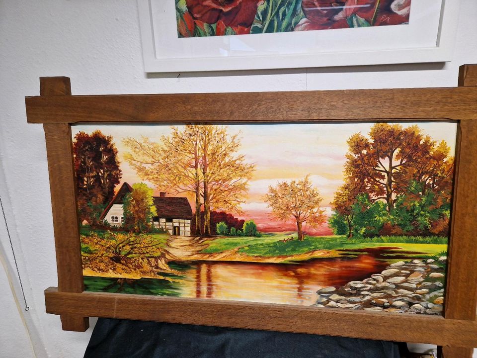 A. Seyffarth , Bild gemalt 1,25 x 75 cm