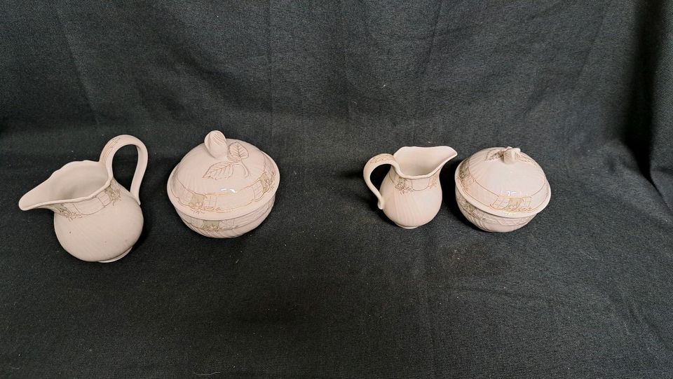 Hutschenreuther , Form Dresden , Zuckerdose, Milchkännchen