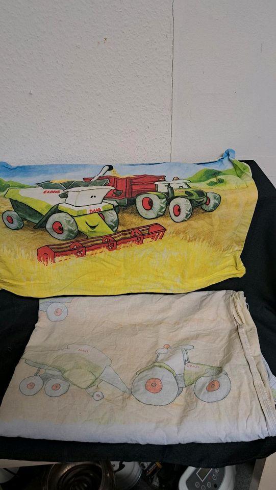 Kinderbettwäsche , mit Trecker