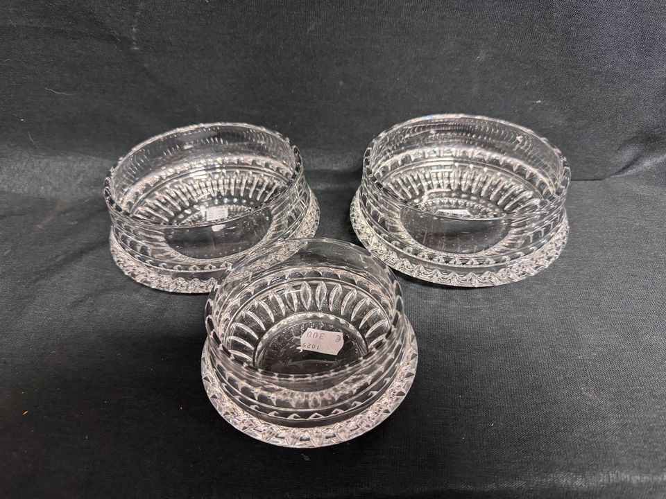 3x Schalen Nachtmann Glasschale