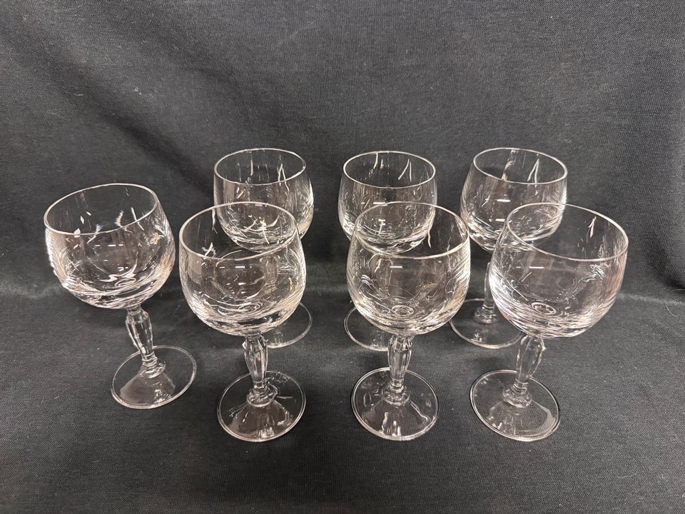 7x Gläser Weingläser Weißwein