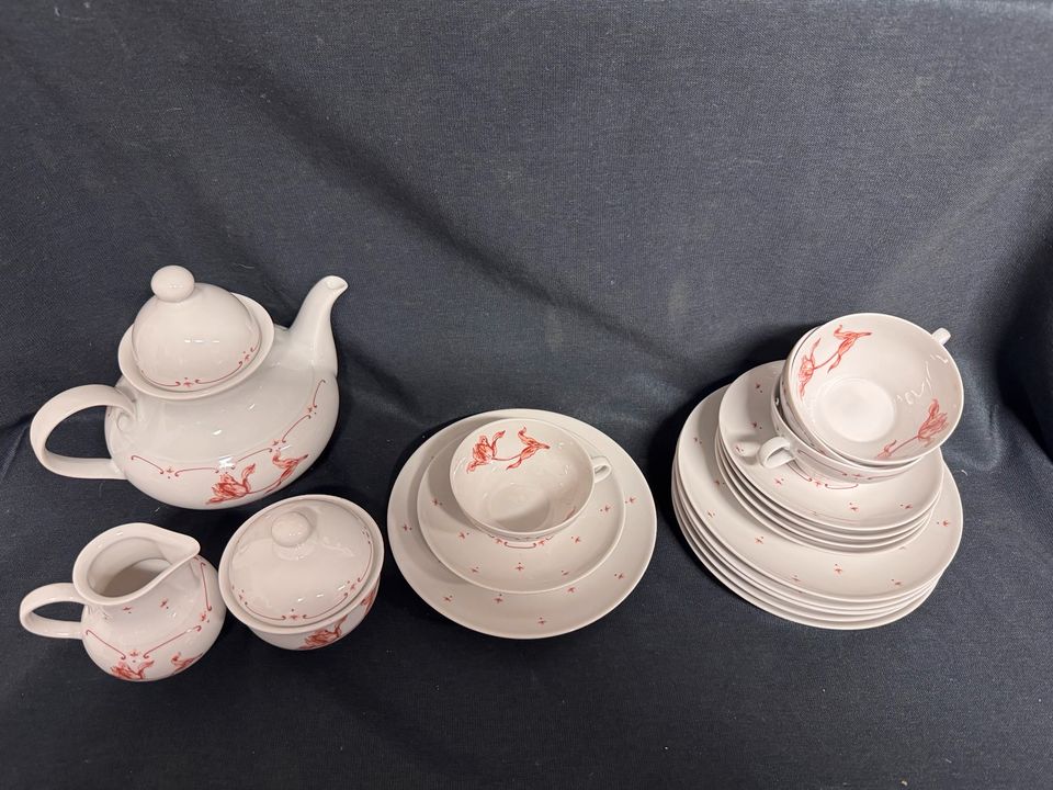 Teeservice German Democratic Republik Jlmenau Henneberg