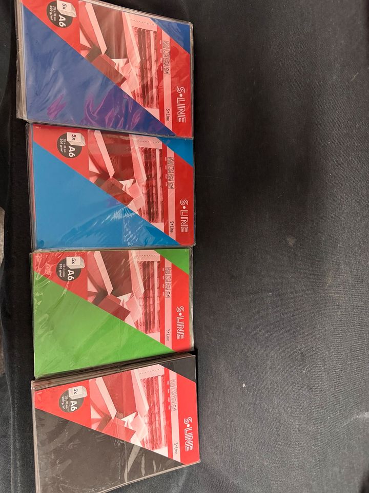 29x S-Line Karten A6 210x148mm 200g
