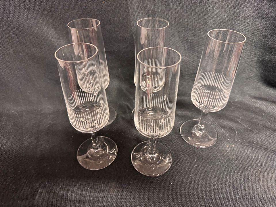 5x Sekt Gläser Zwiesel