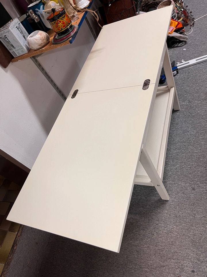 Tisch zum aufklappen weiß 59 cm hoch
