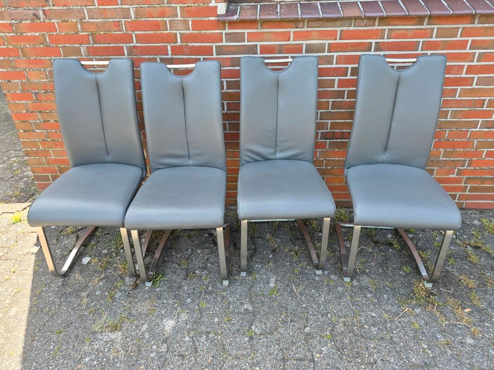 Sitzstühle, Grau , Swingstühle