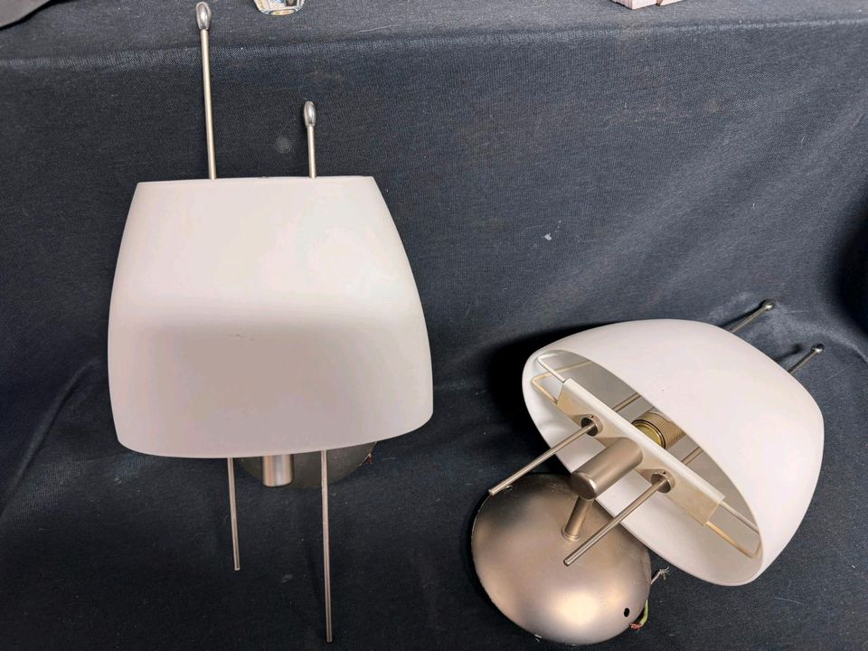 2x Wandlampe Schirm 20 cm breit 15 cm hoch