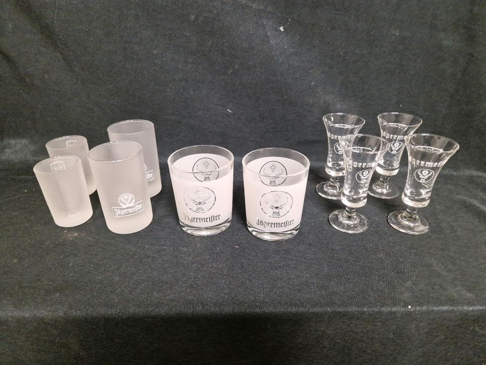Jägermeister, Schnapsgläser