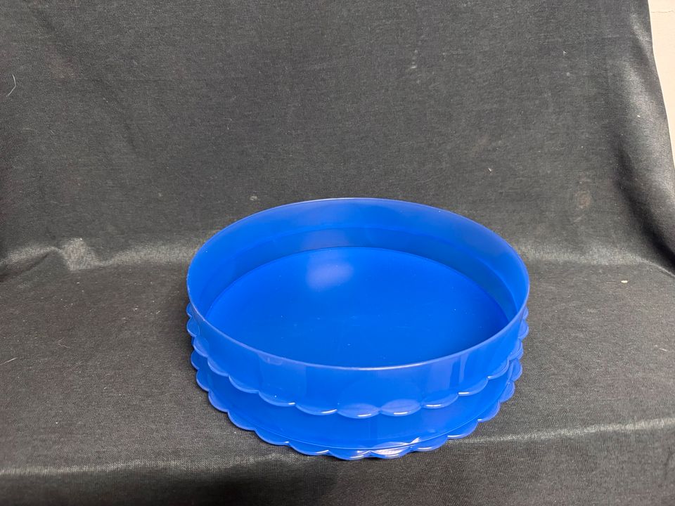 Tupperware Tortenring blau