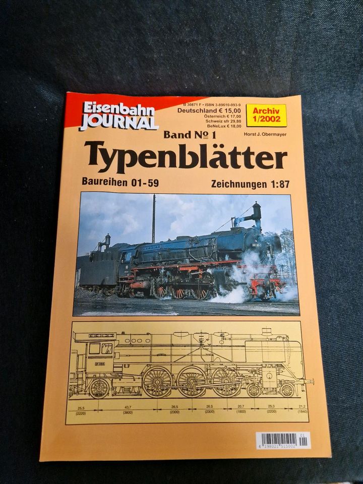 Eisenbahn Journal, Typenblätter Zeichnungen 1:87