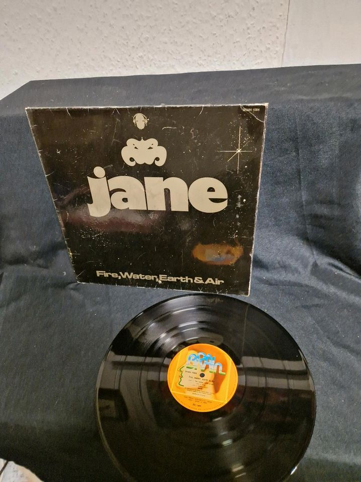 Jane , Schallplatte , Fire , Water, Earth & Air
