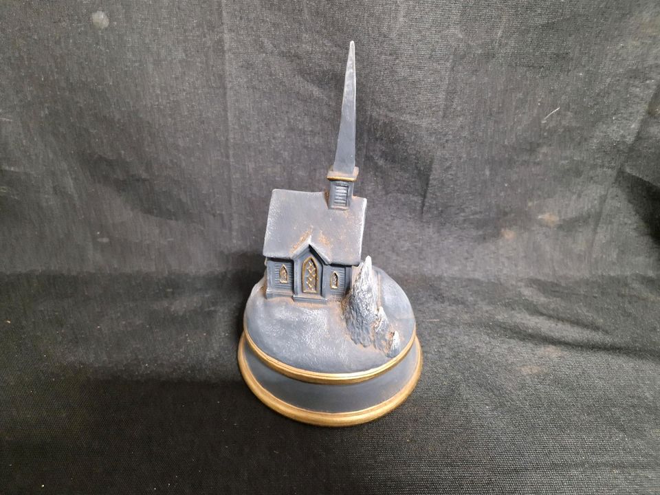 Spieluhr, Weihnachten, blau Handarbeit,