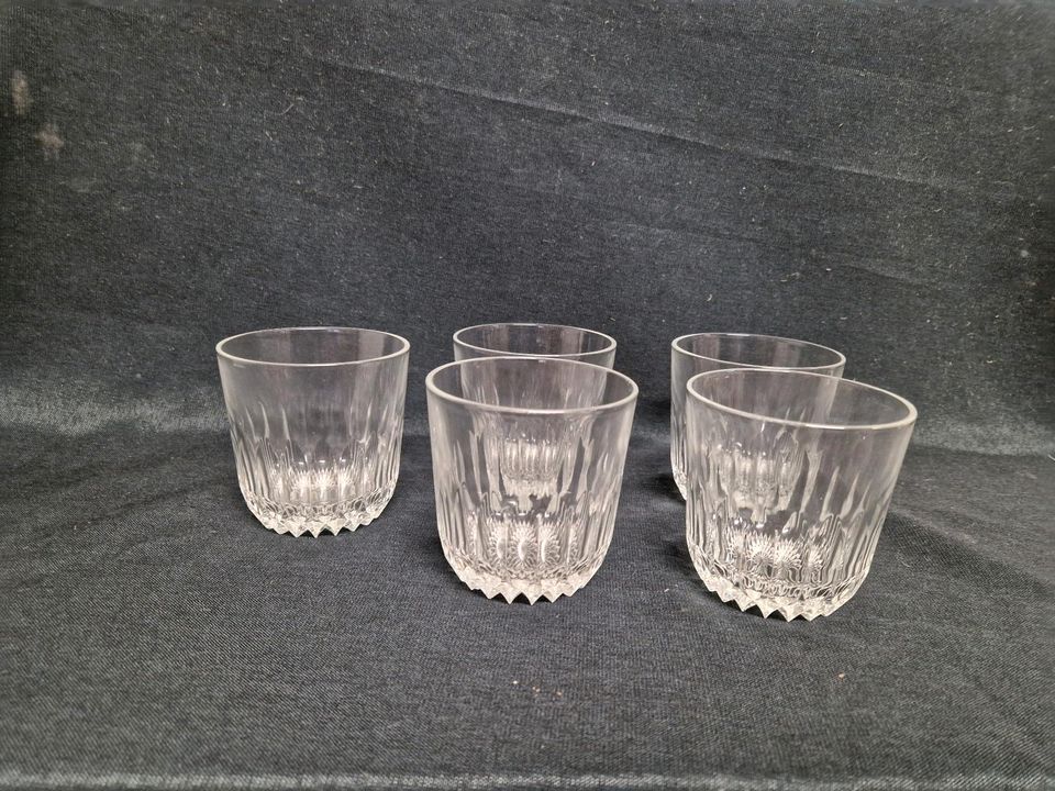 Sprudelgläser, Wassergläser, Bleikristall
